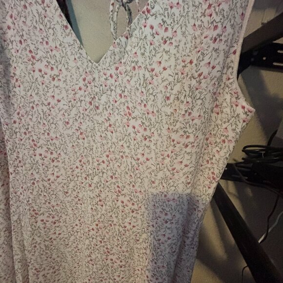 Lulus Your Only Darling Ivory Floral Print Sleeveless Midi Dress - Picture 6 of 7